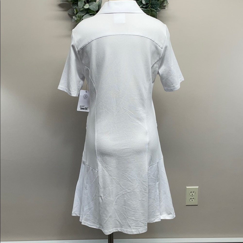 NWT SAGE Collective Pro Shop Short Sleeve Volley Stretch Sport Dress Pockets M - Picture 6 of 16